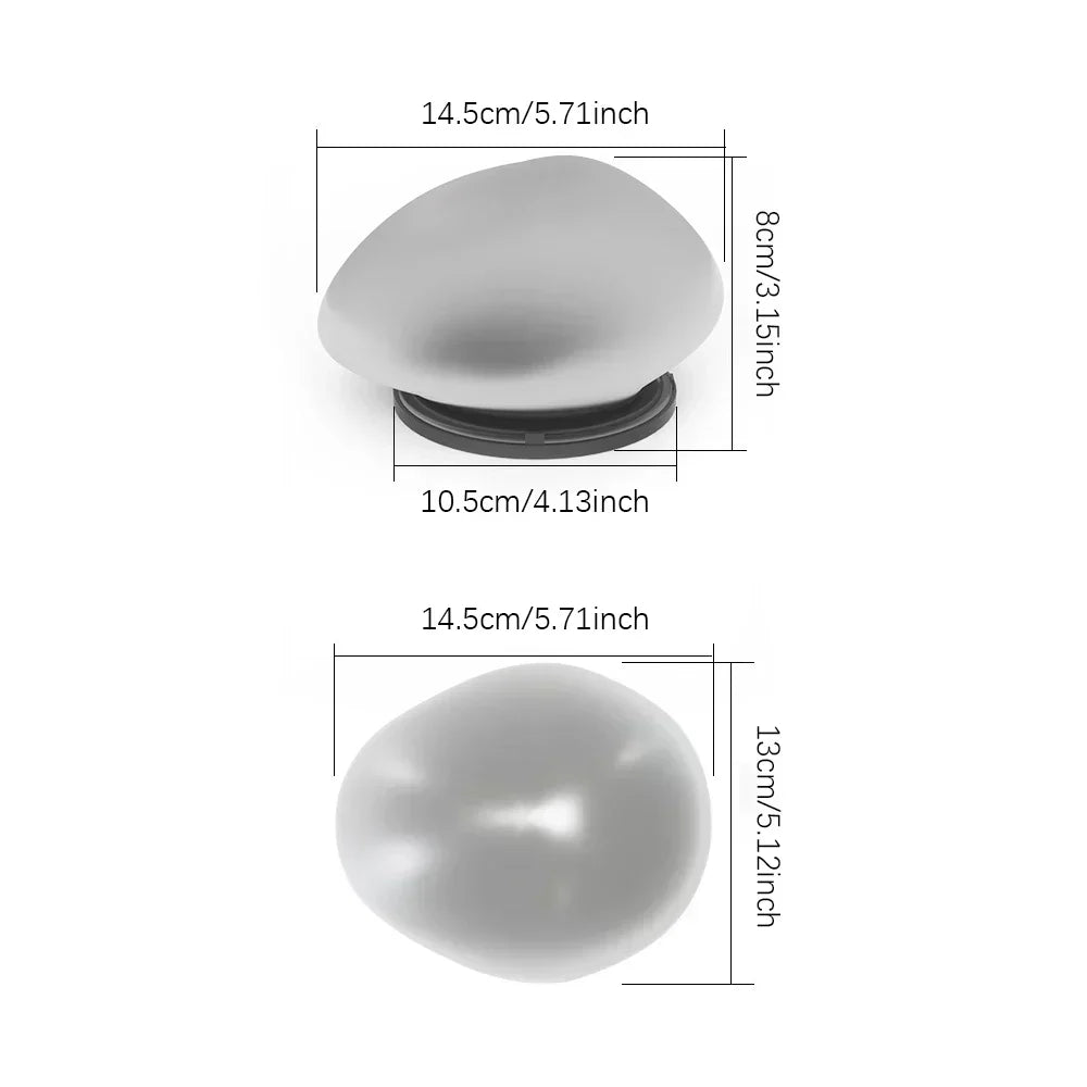 LUXGLOW Solar-Kiesel Außenleuchte-Leuchtezauber