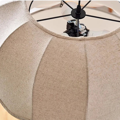 Hoshira Linen Pendant Light – Japandi Wabi-Sabi Ceiling Lamp | Soft Ambient LED Lighting for Modern Interiors