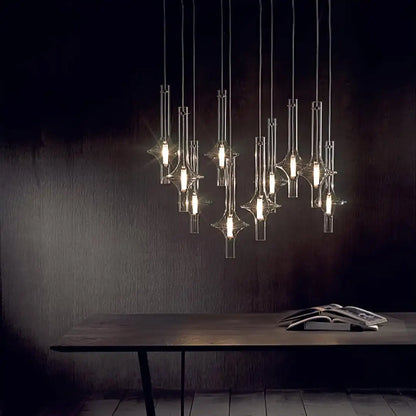 Aureline Glass Pendant Light – Luxury Nordic LED Hanging Lamp | Modern Designer Lighting for Elegant Interiors