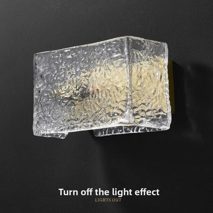 Copper & Glass Wall Light – Postmodern Art Deco LED Sconce | Luxury Ambient Interior Lighting
