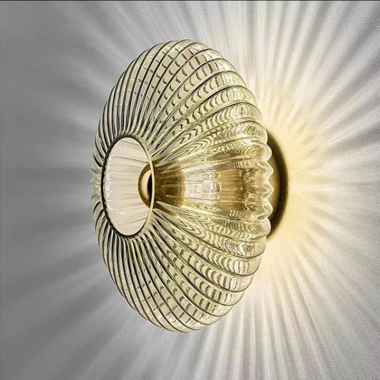 AuraGlas Bauhaus Wall Lamp – Modern Glass Wall Light for Nordic & Hotel-Inspired Interiors