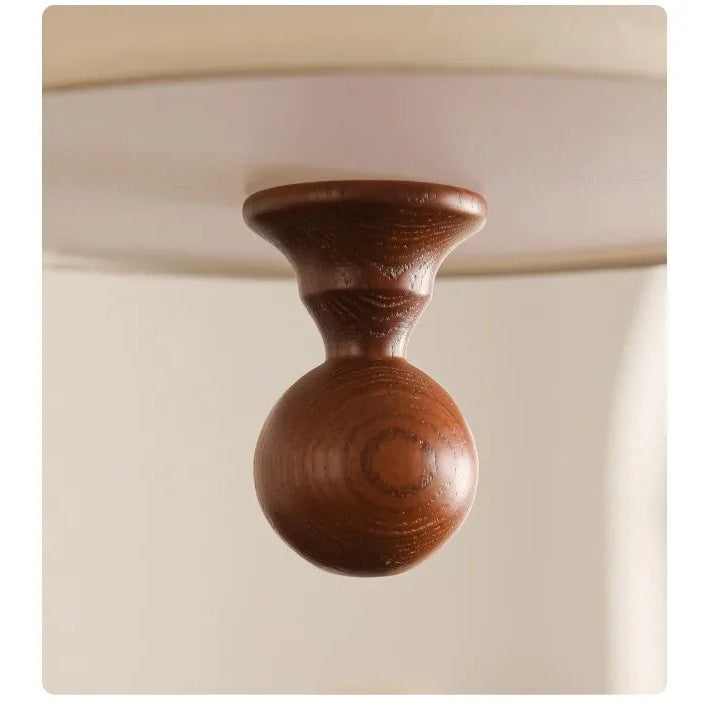 Kaori Ceiling Light – Wabi-Sabi Fabric Flush Lamp | Japanese Minimalist LED Lighting for Calm Interiors