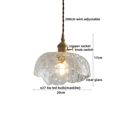 Verra Copper Pendant Light – Modern Glass Ceiling Lamp | Contemporary Ambient Lighting | Refined Interior Elegance