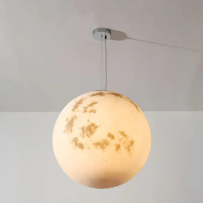 Moonlight Halo LED Pendant Light – Scandinavian Designer Ceiling Lamp | Contemporary Ambient Lighting | Statement Interior Feature
