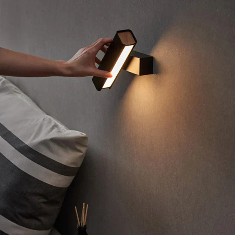 Lumoir Pivot Wall Light – Adjustable Nordic LED Wall Lamp | Dimmable Modern Reading & Ambient Lighting