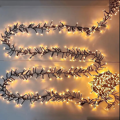 LumiBurst Cluster LED String Lights – Waterproof Firework-Style Christmas Lights | Indoor & Outdoor Decorative Lighting