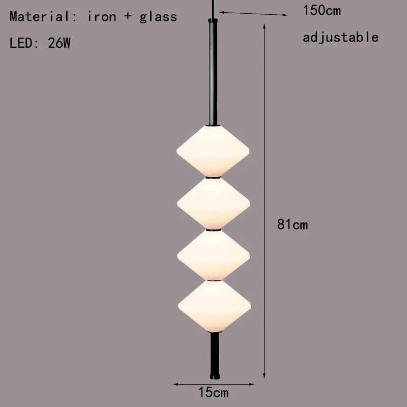 Modern White Glass Pendant Light – Adjustable LED Hanging Ceiling Fixture | Contemporary Globe Chandelier | Elegant Home Lighting