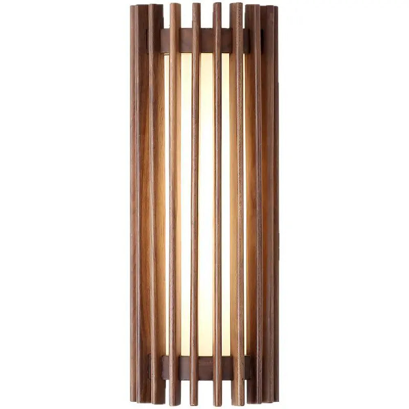 Kiyora Walnut Wall Light – Japanese Wabi-Sabi LED Wall Lamp | Warm Ambient Lighting for Modern Interiors