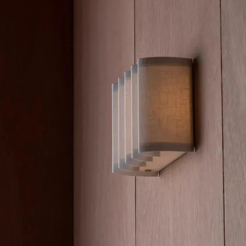 Kasumi Fabric Wall Light – Wabi-Sabi Wall Lamp | Japanese Minimalist Lighting for Calm Modern Interiors