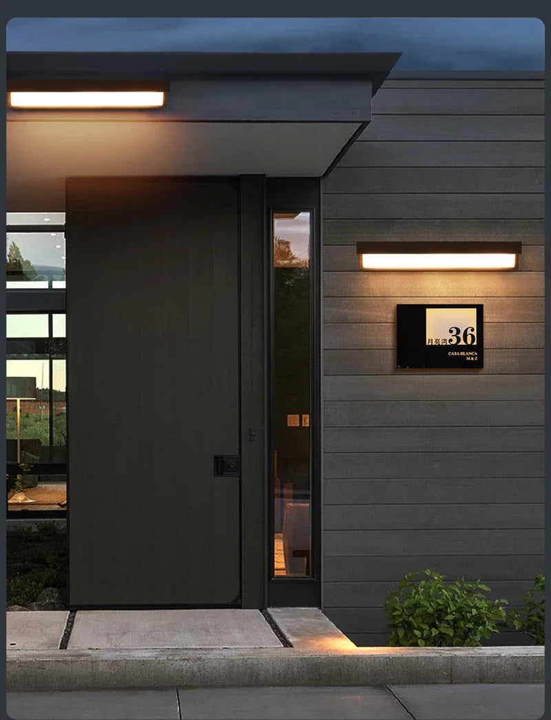 Solar LED Outdoor Wall Light – Waterproof Exterior Wall Lamp | IP65 Garden & Fence Lighting | Energy-Saving Solar Security Light
