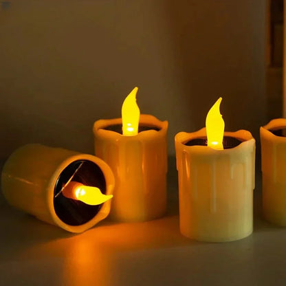 SOLAGLOW 6-Delige Solar LED Theelichtjes-Leuchtezauber