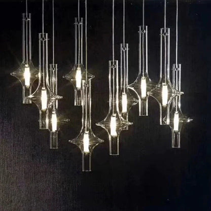 Aureline Glass Pendant Light – Luxury Nordic LED Hanging Lamp | Modern Designer Lighting for Elegant Interiors