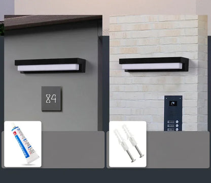 Solar LED Outdoor Wall Light – Waterproof Exterior Wall Lamp | IP65 Garden & Fence Lighting | Energy-Saving Solar Security Light