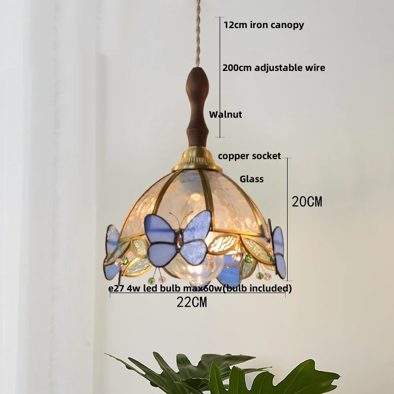 Nordic Glass Pendant Light with Brass Detail – Modern LED Ceiling Lamp | Scandinavian Designer Lighting