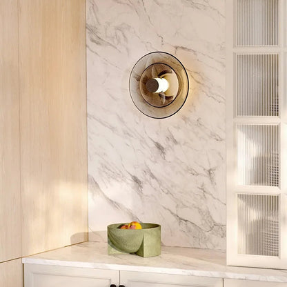 Eloria Glass Wall Light – Nordic LED Wall Lamp | Modern Ambient Lighting for Sophisticated Interiors