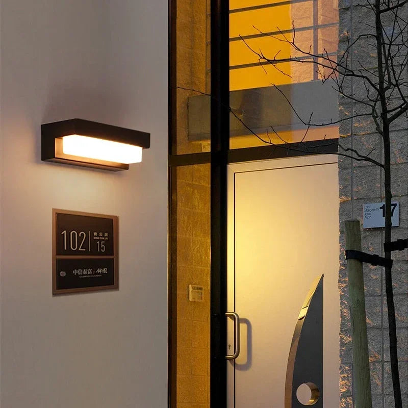 Solar LED Outdoor Wall Light – Waterproof Exterior Wall Lamp | IP65 Garden & Fence Lighting | Energy-Saving Solar Security Light