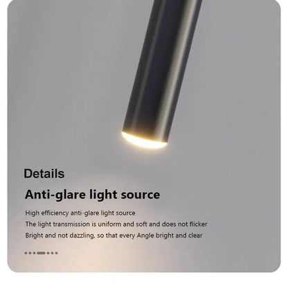 Modern Aluminium LED Wall Light – Minimalist Bedside Reading Sconce | Contemporary Ambient Lighting