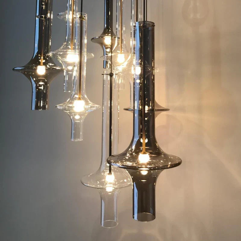 Aureline Glass Pendant Light – Luxury Nordic LED Hanging Lamp | Modern Designer Lighting for Elegant Interiors