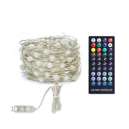 LUMISHOW RGB Smart LED String Lights – App & Remote Controlled Decorative Lighting | USB Powered Indoor & Outdoor Fairy Lights