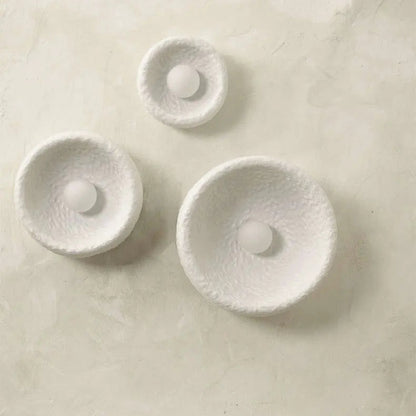 Wabi-Sabi Resin Wall Light – Retro Japanese LED Wall Sconce | Warm Minimalist Ambient Lighting
