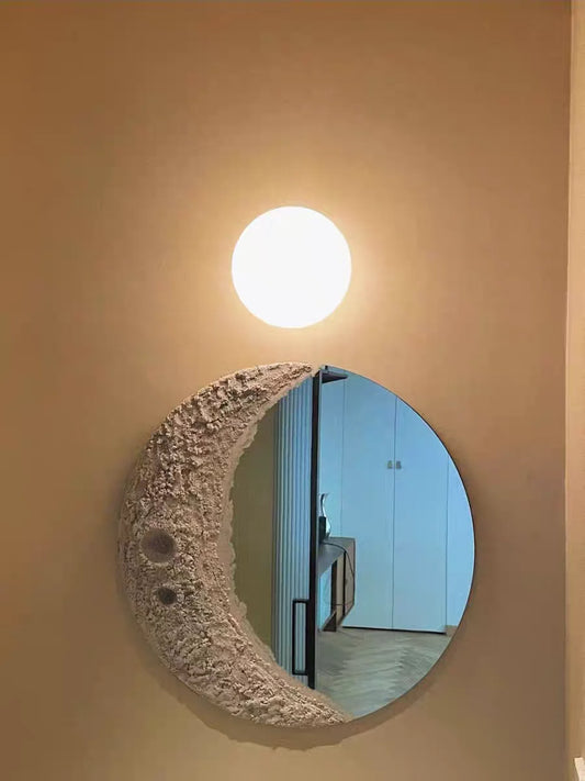 Orbelle Glass Wall Light – Frosted Globe LED Sconce | Modern Ambient Lighting | Timeless Interior Elegance