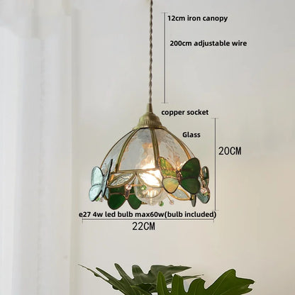 Nordic Glass Pendant Light with Brass Detail – Modern LED Ceiling Lamp | Scandinavian Designer Lighting