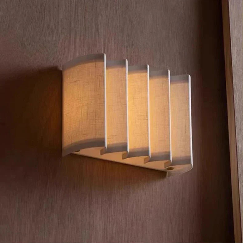 Kasumi Fabric Wall Light – Wabi-Sabi Wall Lamp | Japanese Minimalist Lighting for Calm Modern Interiors