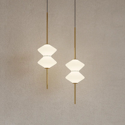 Modern White Glass Pendant Light – Adjustable LED Hanging Ceiling Fixture | Contemporary Globe Chandelier | Elegant Home Lighting