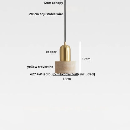 Bulgari Stone Pendant Light – Wabi-Sabi Marble Ceiling Lamp | Luxury Ambient Lighting | Contemporary Interior Statement