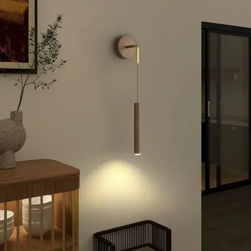 Modern Aluminium LED Wall Light – Minimalist Bedside Reading Sconce | Contemporary Ambient Lighting