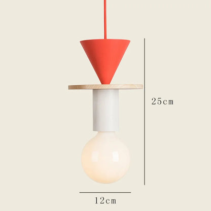Halden Wood Pendant Light – Nordic LED Hanging Lamp | Minimalist Wooden Ceiling Light for Contemporary Interiors