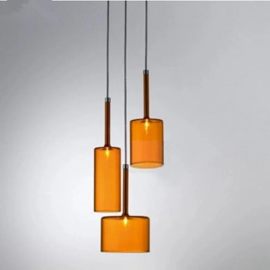 Milano Glass Pendant Light – Luxury LED Chandelier | Contemporary Italian Designer Lighting | Elegant Interior Centrepiece