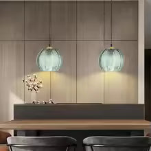 Aalin Pendant Lamp – Elegant Leaf Pattern Glass Hanging Light for Dining Rooms & Modern Interiors