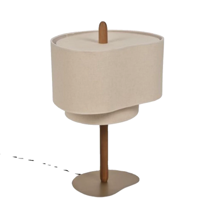 Hoshina Floor Lamp – Wabi-Sabi Fabric Standing Light | Japanese Minimalist LED Lamp for Calm Interiors