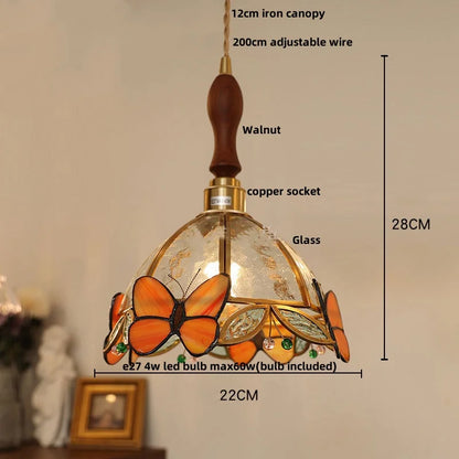 Nordic Glass Pendant Light with Brass Detail – Modern LED Ceiling Lamp | Scandinavian Designer Lighting