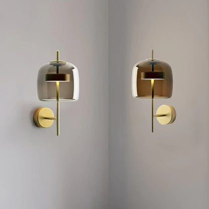 Veralis Wall Light – Nordic Glass LED Wall Lamp | Minimalist Ambient Lighting for Modern Interiors
