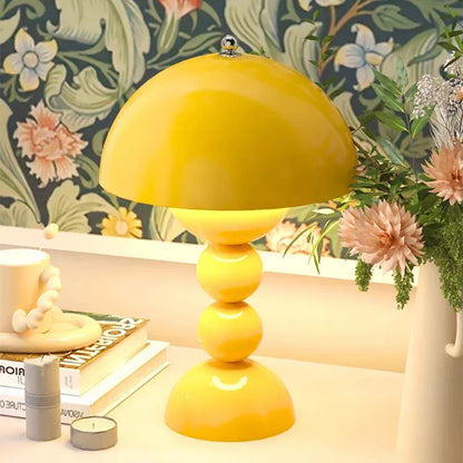 Nordic Floral LED Table Lamp – USB Dimmable Night Light | Decorative Bedside Lamp | Modern Home Accent Lighting