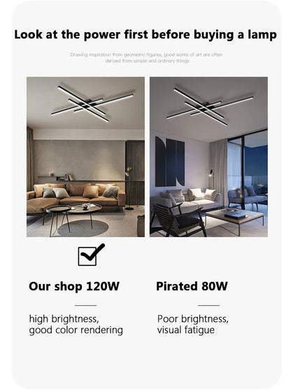 Modern Nordic LED Ceiling Light – Minimalist Flush Mount Ceiling Lamp | Energy-Efficient Home Lighting | Premium Contemporary Fixture
