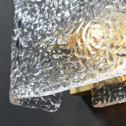 Copper & Glass Wall Light – Postmodern Art Deco LED Sconce | Luxury Ambient Interior Lighting