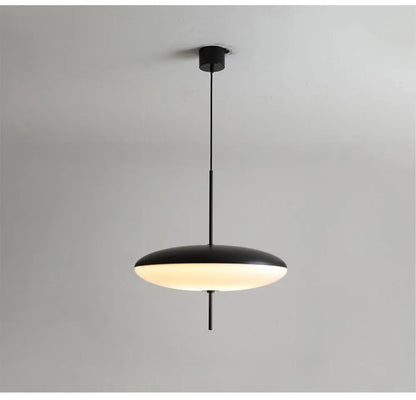 Modern UFO Pendant Light – Minimalist LED Hanging Lamp in Black or White for Living Rooms, Bedrooms, Restaurants & Offices