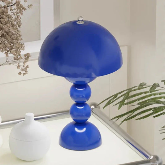 Nordic Floral LED Table Lamp – USB Dimmable Night Light | Decorative Bedside Lamp | Modern Home Accent Lighting
