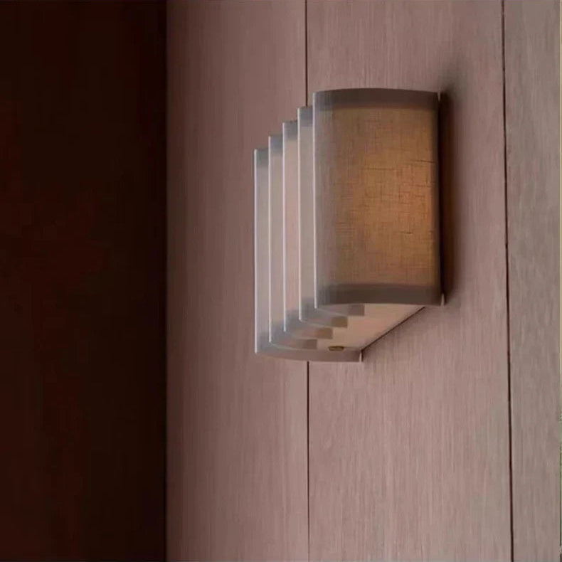 Kasumi Fabric Wall Light – Wabi-Sabi Wall Lamp | Japanese Minimalist Lighting for Calm Modern Interiors