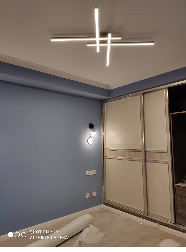 Modern Nordic LED Ceiling Light – Minimalist Flush Mount Ceiling Lamp | Energy-Efficient Home Lighting | Premium Contemporary Fixture