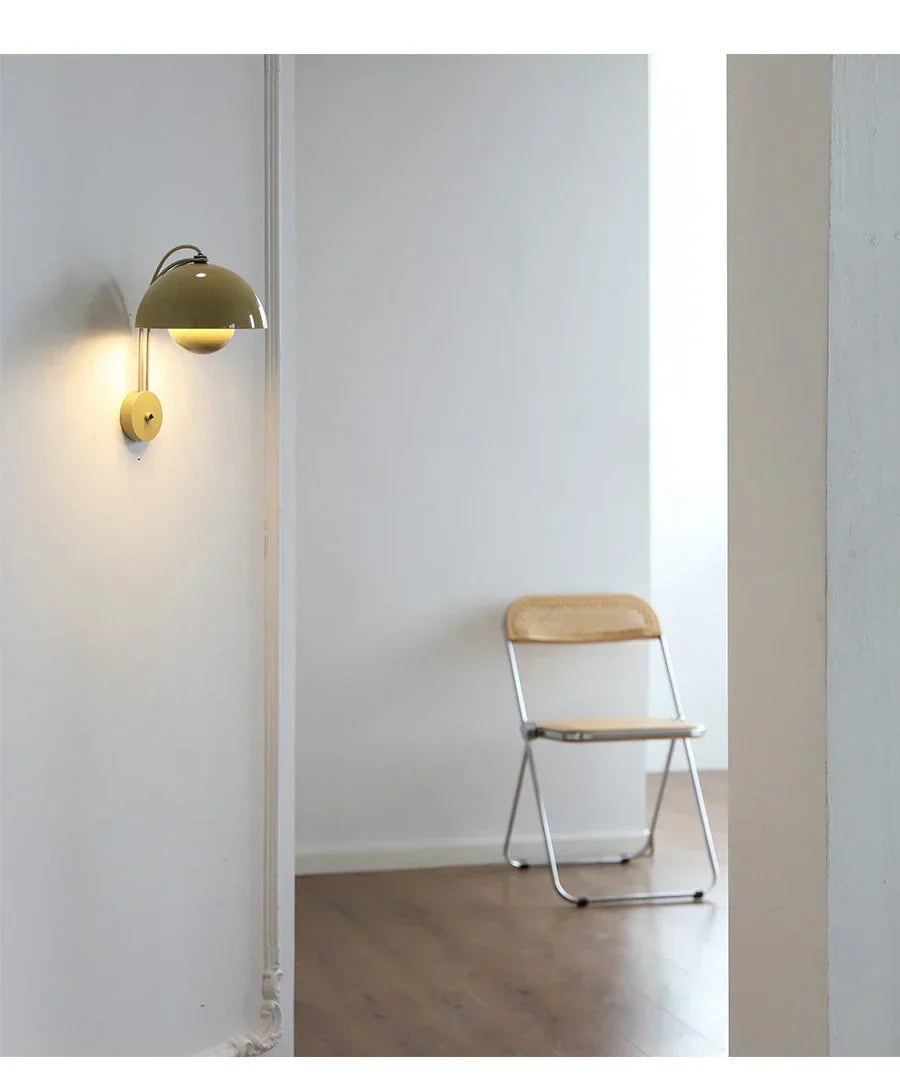 Nordic Bud LED Wall Light – Contemporary E27 Wall Lamp | Soft Ambient Lighting | Modern Interior Accent