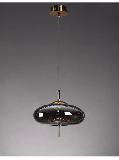 Modern Glass LED Pendant Light – Dimmable Hanging Ceiling Fixture | Luxury Designer Chandelier | Contemporary Home Lighting