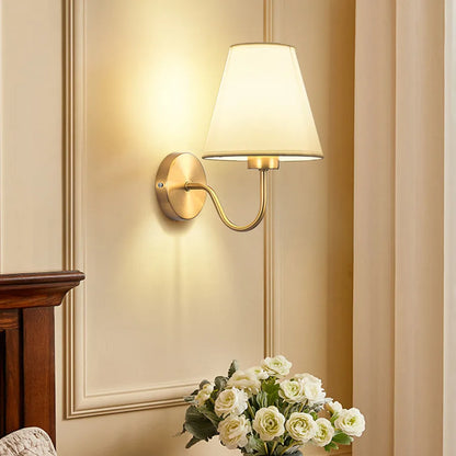 Aureva Fabric Wall Light – Nordic Wall Lamp | Soft Ambient Lighting for Elegant Modern Interiors