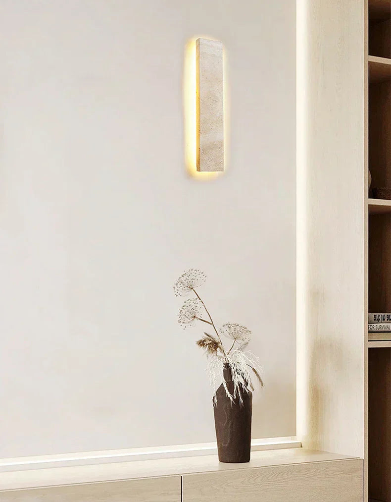 LUMORA STONE Naturstein Wandlampe-Leuchtezauber