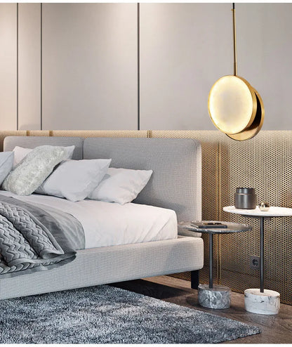 Marble Wall Light – Modern Gold LED Wall Lamp | Luxury Ambient Lighting | Contemporary Stone Interior Feature