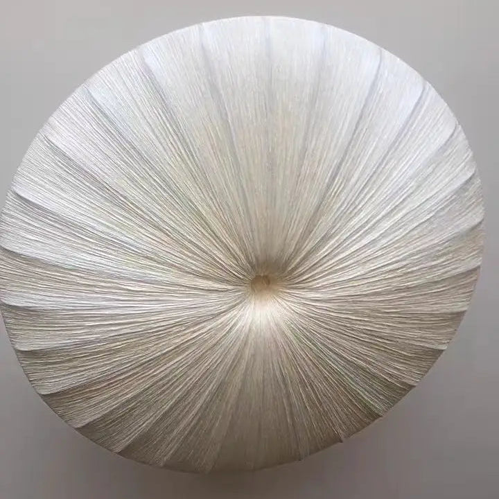 Aethera Ceiling Light – Wabi-Sabi Fabric LED Pendant | Minimalist Floating Disc Lamp for Contemporary Interiors