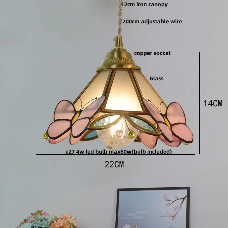 Nordic Glass Pendant Light with Brass Detail – Modern LED Ceiling Lamp | Scandinavian Designer Lighting